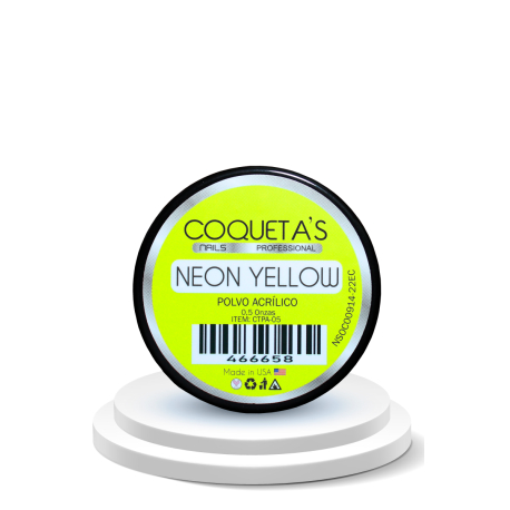 Acrilico Color Neon Yellow