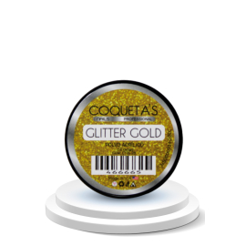Acrilico Color Glitter Gold 0.5oz